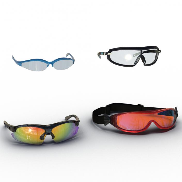 3D Sport Glasses Collection 2