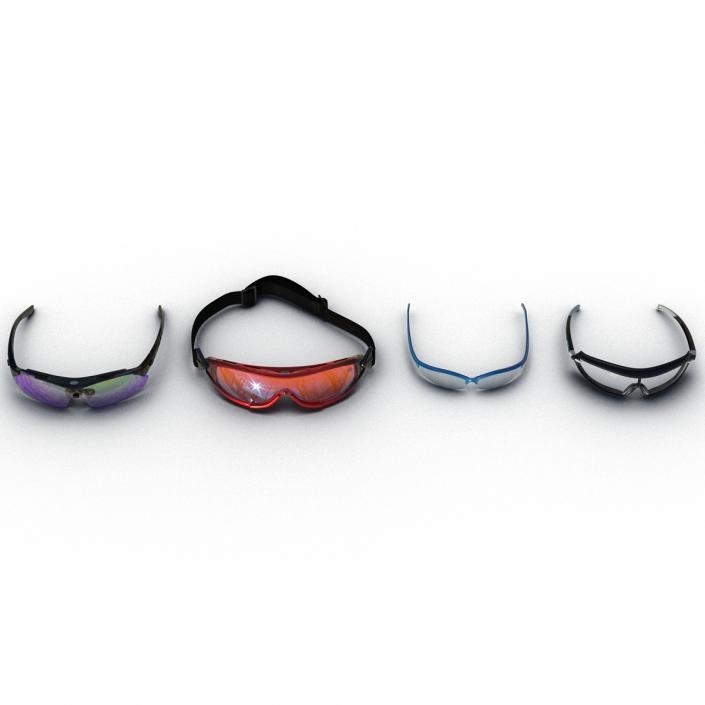 3D Sport Glasses Collection 2