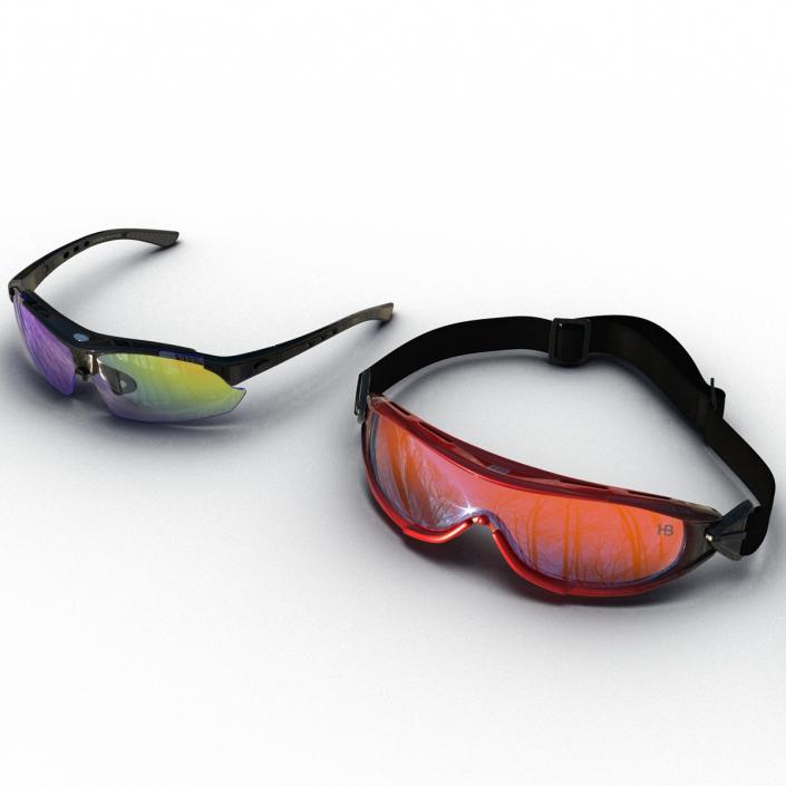 3D Sport Glasses Collection 2