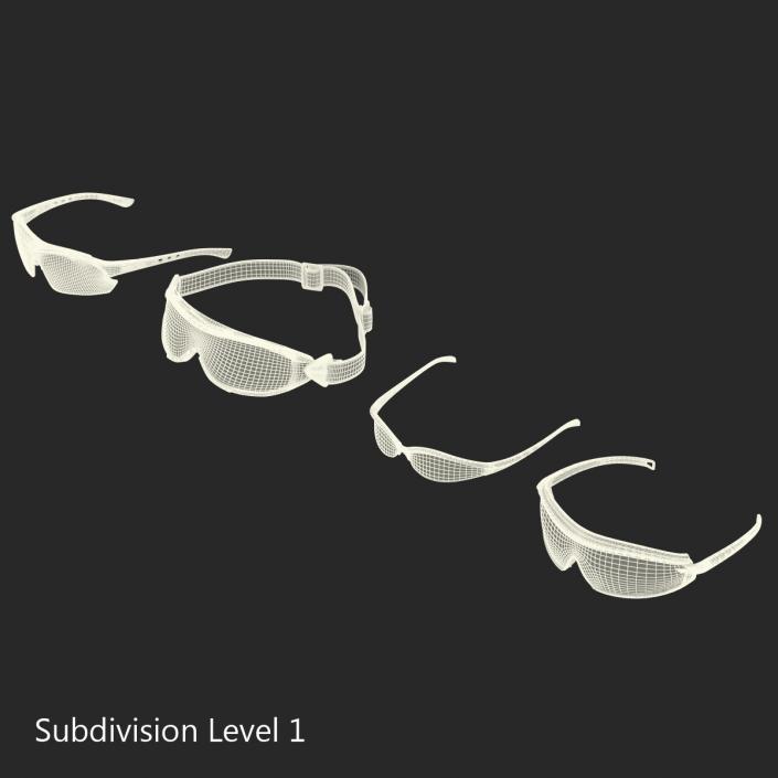 3D Sport Glasses Collection 2