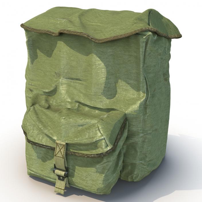 3D Army Backpack model