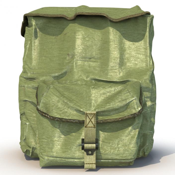 3D Army Backpack model