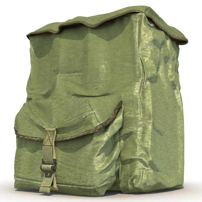 3D Army Backpack model