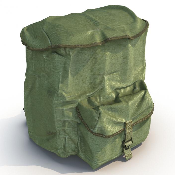 3D Army Backpack model