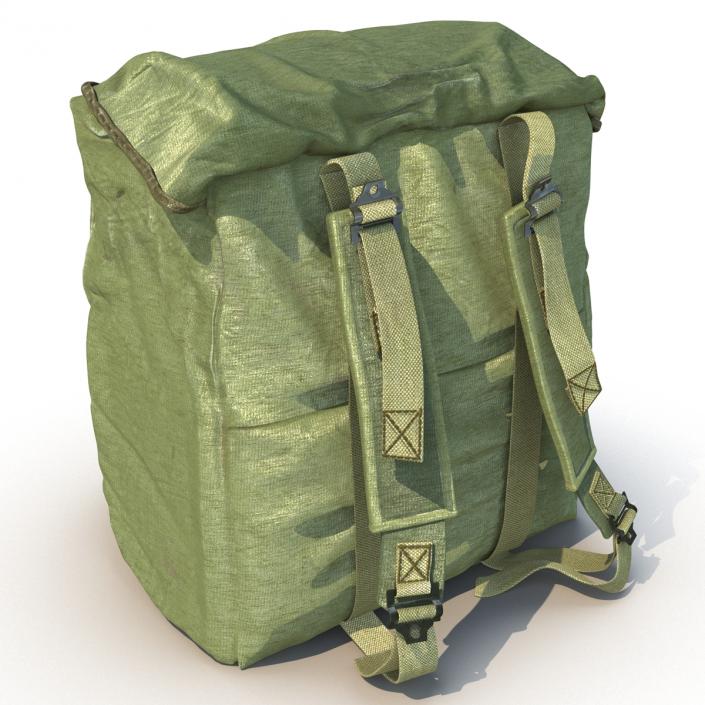 3D Army Backpack model