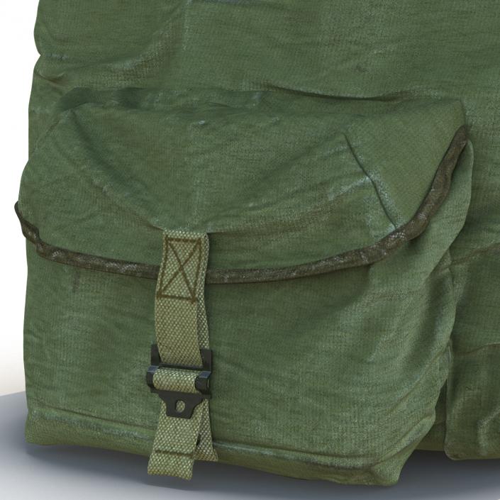 3D Army Backpack model