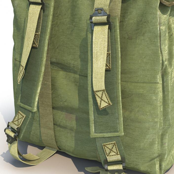 3D Army Backpack model