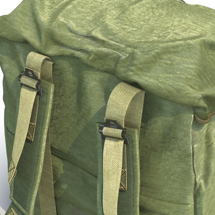 3D Army Backpack model