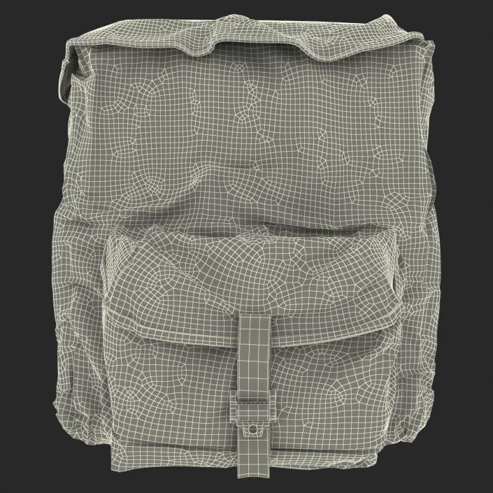 3D Army Backpack model