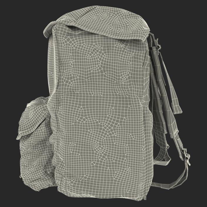 3D Army Backpack model