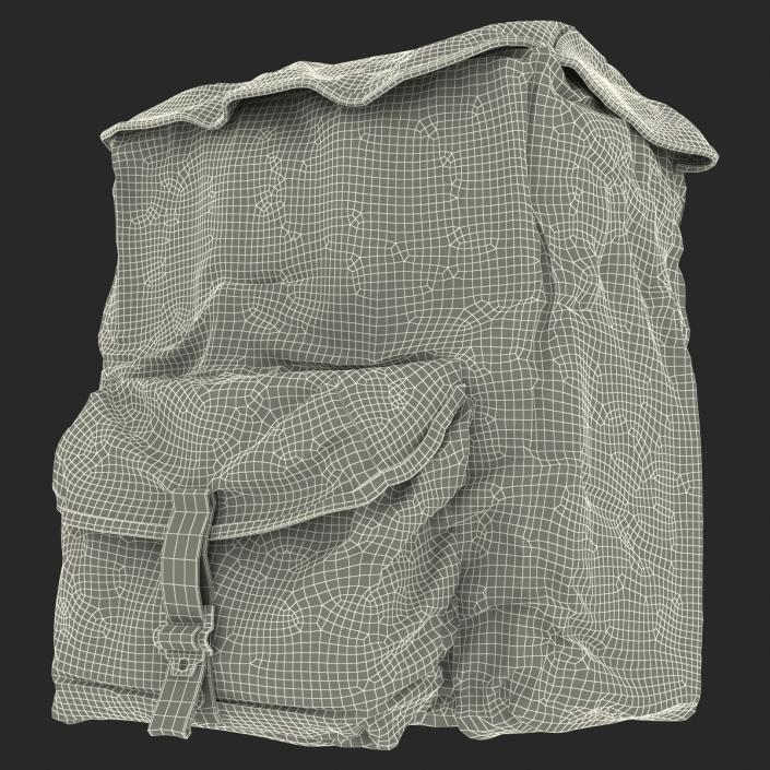 3D Army Backpack model