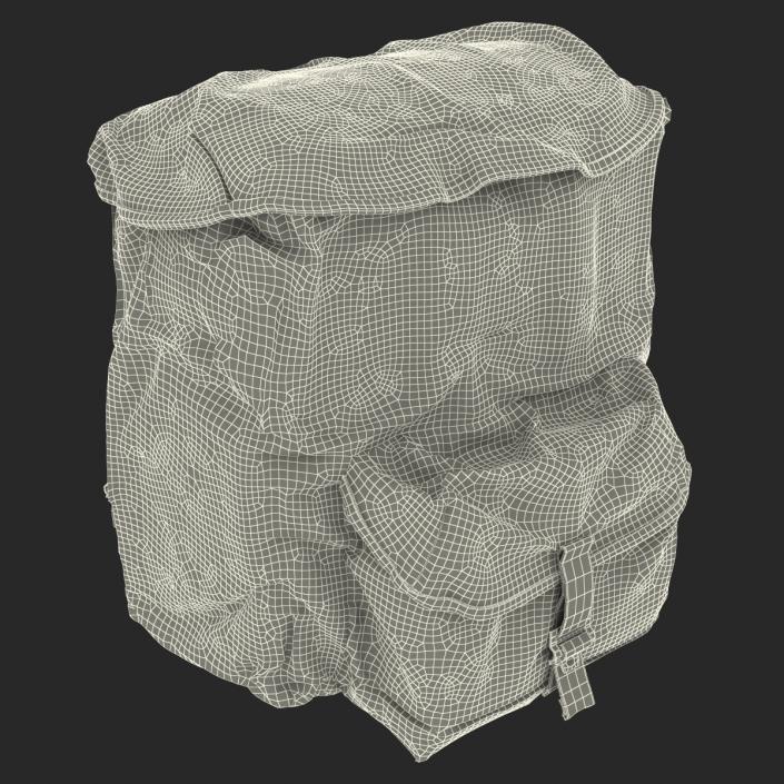 3D Army Backpack model