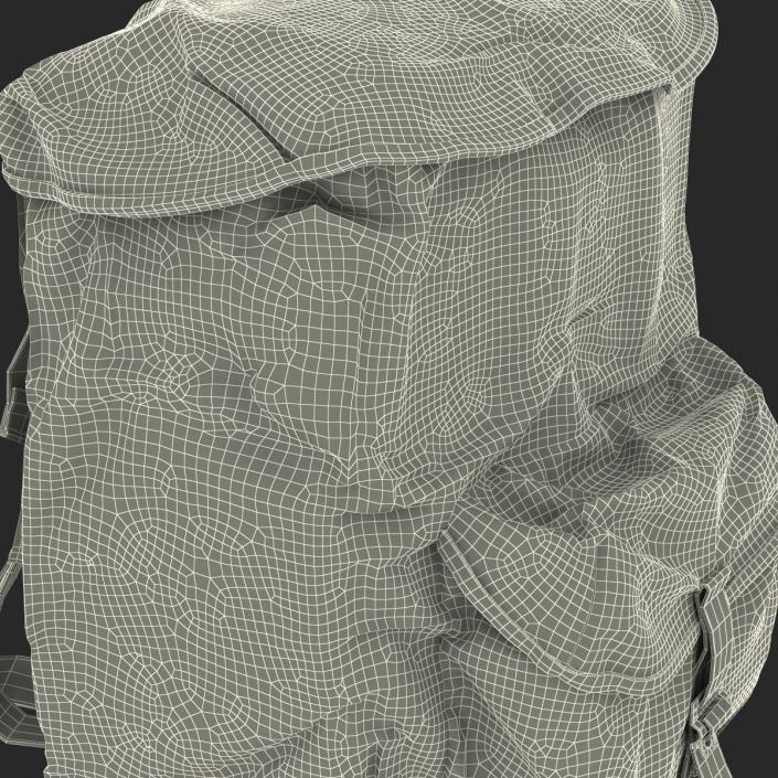 3D Army Backpack model