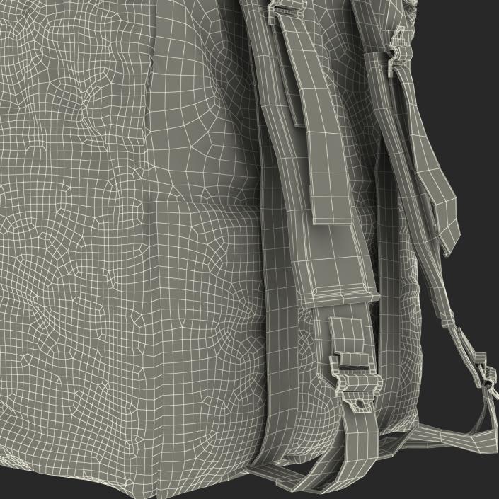 3D Army Backpack model