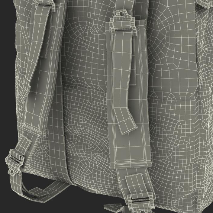 3D Army Backpack model