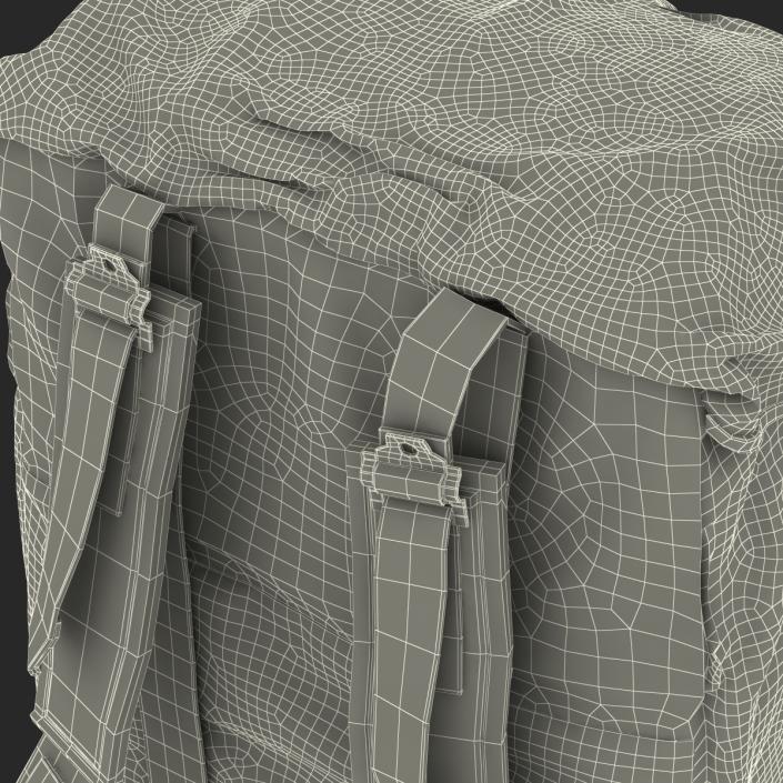 3D Army Backpack model