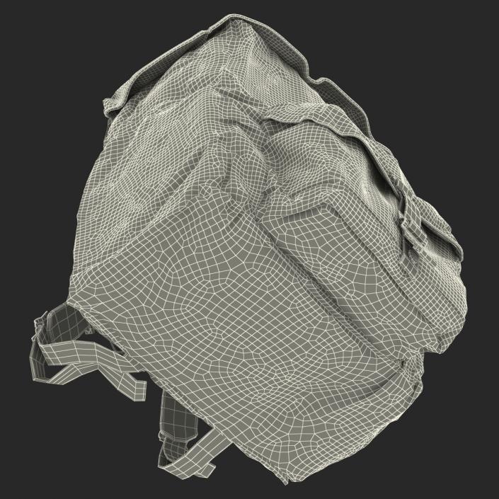 3D Army Backpack model