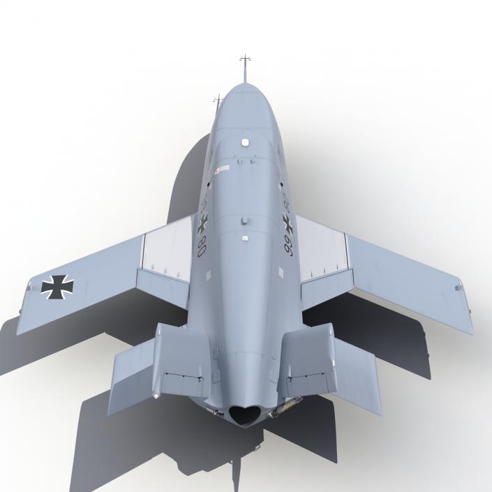 3D model EADS Barracuda UAV Rigged