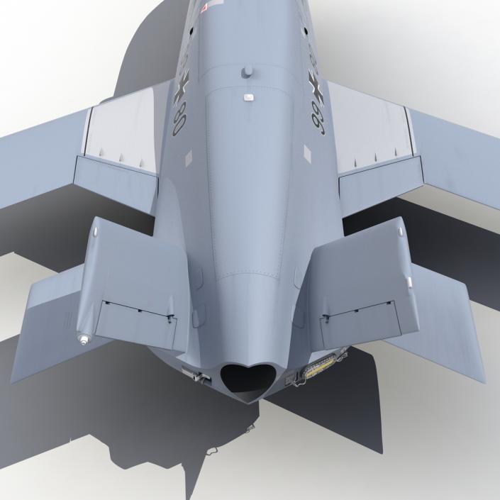 3D model EADS Barracuda UAV Rigged