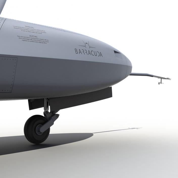 3D model EADS Barracuda UAV Rigged