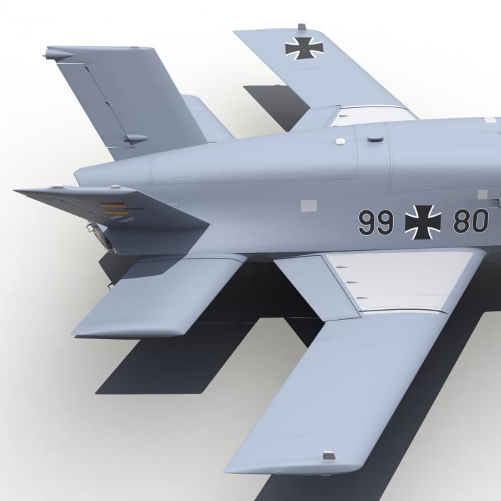 3D model EADS Barracuda UAV Rigged