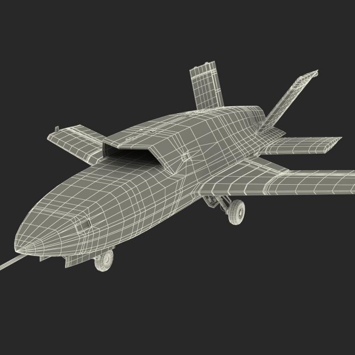 3D model EADS Barracuda UAV Rigged