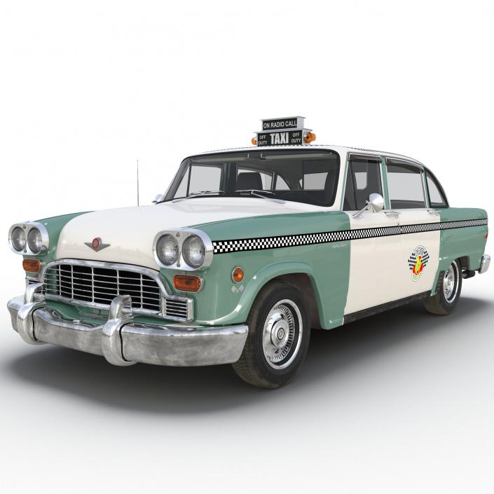 3D model Checker Taxicab 1982