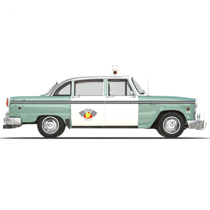 3D model Checker Taxicab 1982