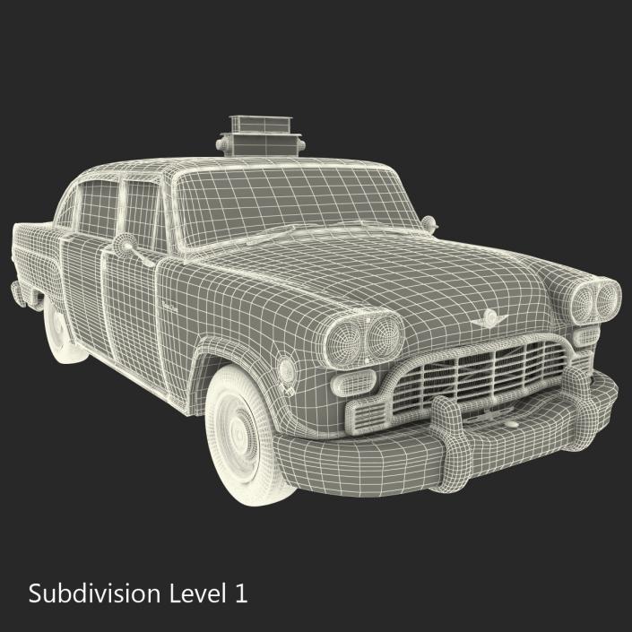 3D model Checker Taxicab 1982