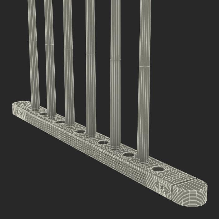 Billiard Cue Rack 3D