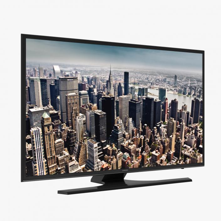 3D model Samsung 4K UHD JU6500 Series Smart TV 40 inch