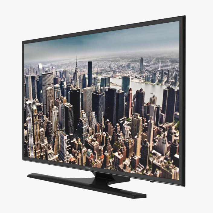 3D model Samsung 4K UHD JU6500 Series Smart TV 55 inch