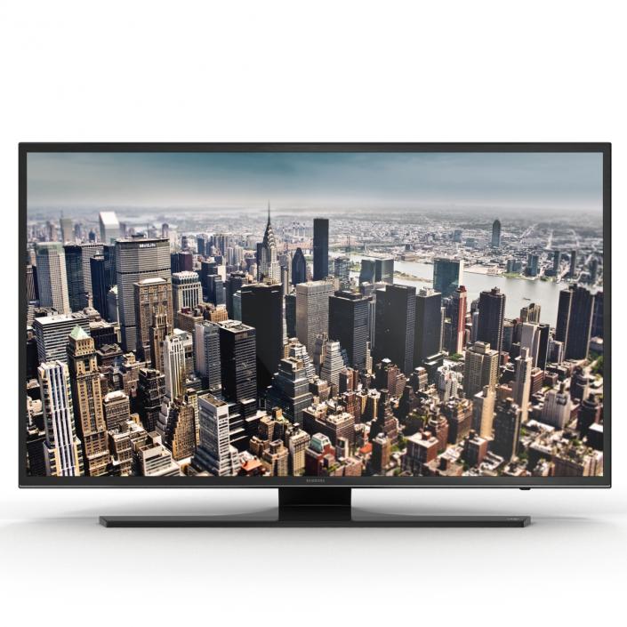 3D model Samsung 4K UHD JU6500 Series Smart TV 55 inch