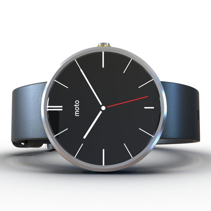 3D Smartwatch Moto 360 3 Silver model