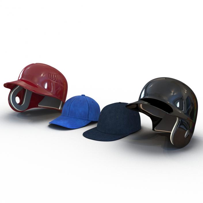 3D Baseball Hats Collection 2