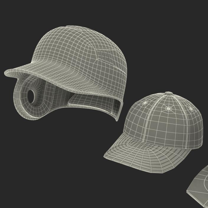 3D Baseball Hats Collection 2