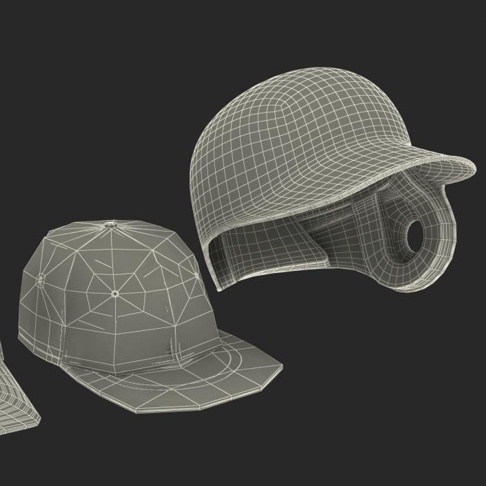 3D Baseball Hats Collection 2