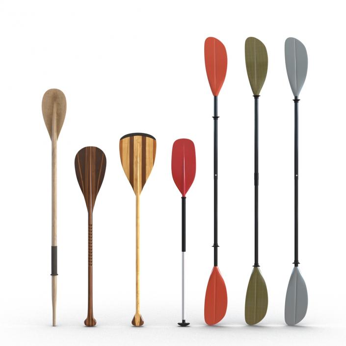 3D Paddles Collection model