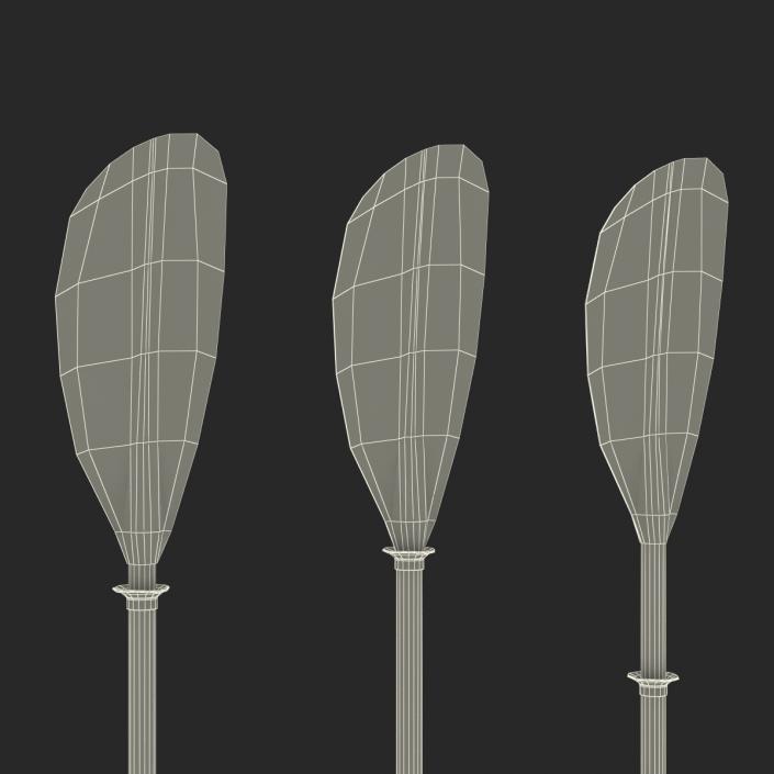 3D Paddles Collection model