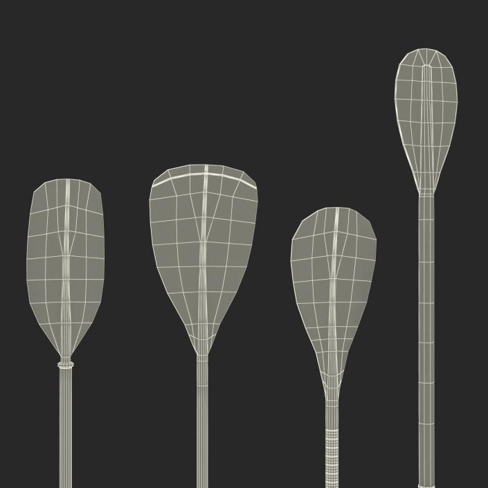 3D Paddles Collection model