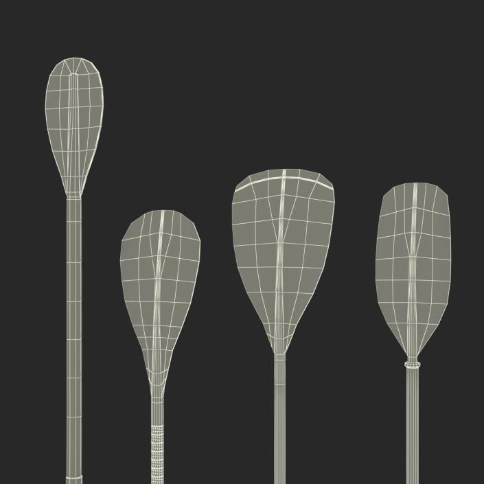 3D Paddles Collection model