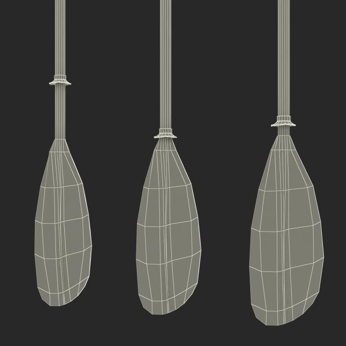 3D Paddles Collection model