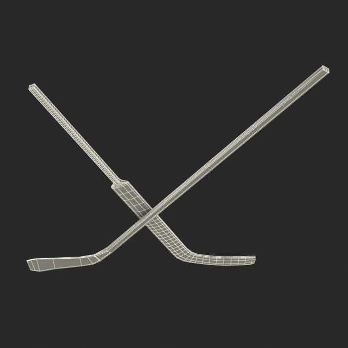 Hockey Sticks Collection 3D model