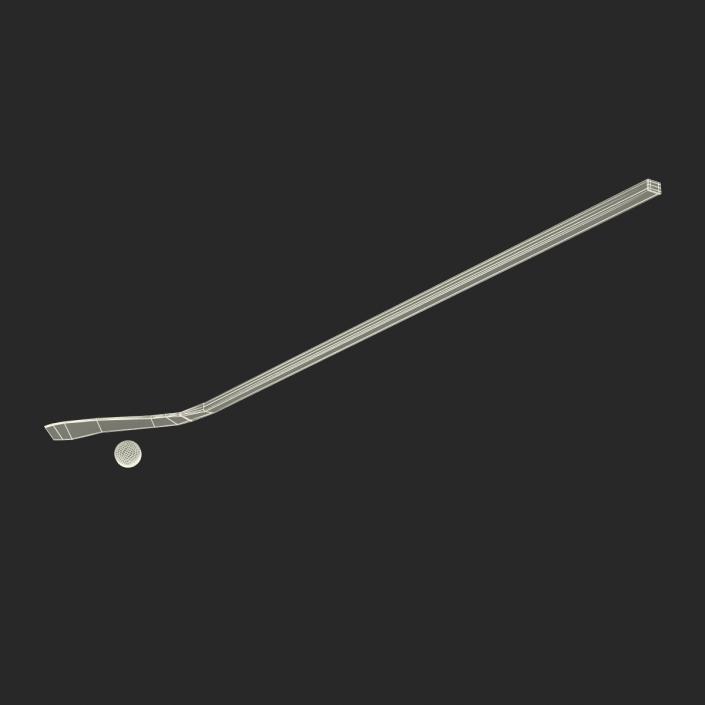 3D Hockey Stick and Puck