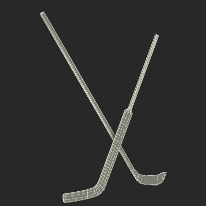 Hockey Sticks Collection 3D model