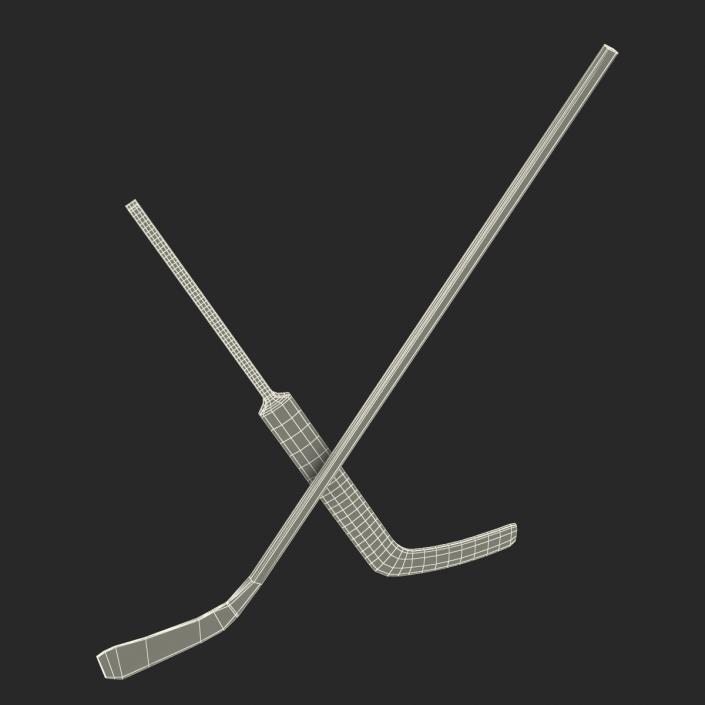 Hockey Sticks Collection 3D model