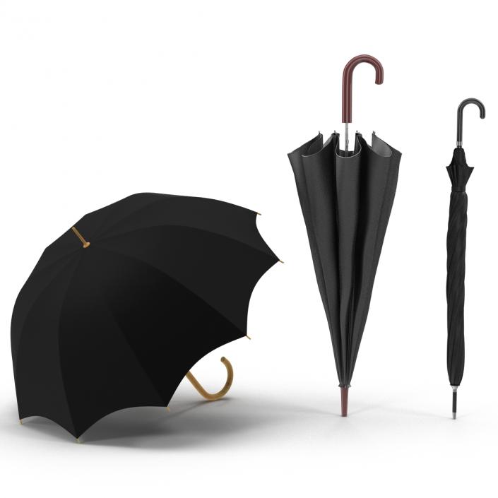 3D model Umbrellas Collection