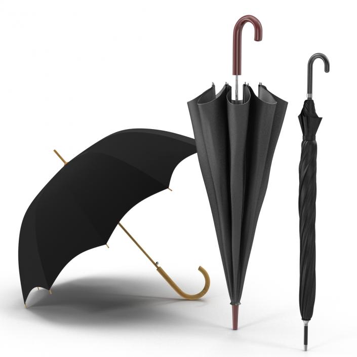 3D model Umbrellas Collection