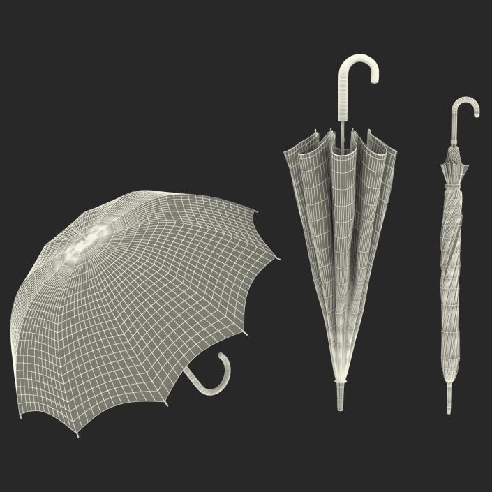 3D model Umbrellas Collection