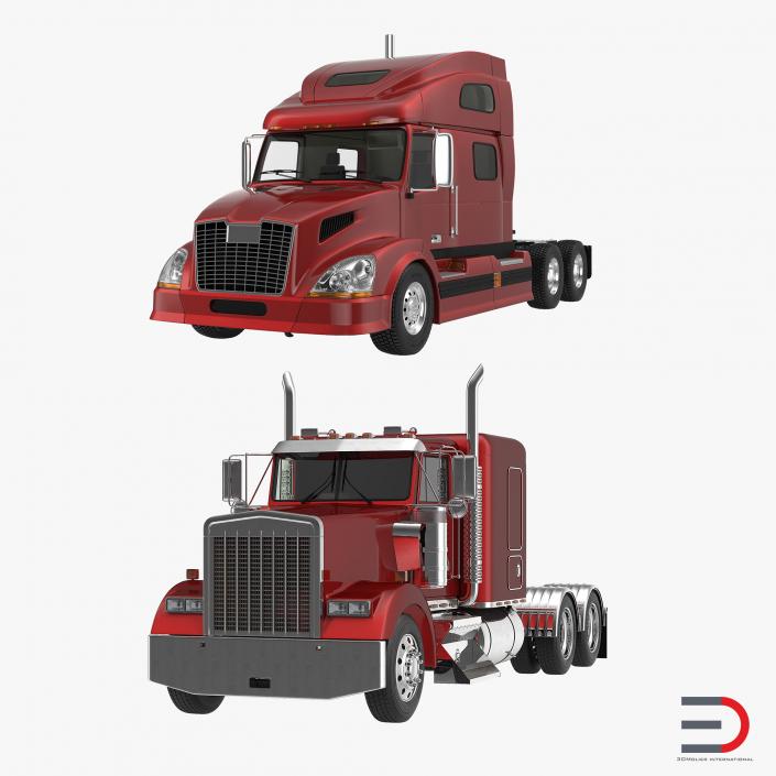 Semi Trailers Collection 3D model